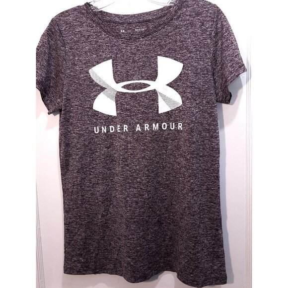 Under Armour Women's Heathered Short-Sleeve T-Shirt Lightweight Size Small - Picture 2 of 7